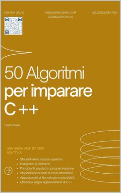 Copertina di 50 Algoritmi per imparare C++