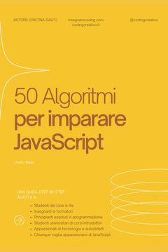 Copertina di 50 Algoritmi per imparare JavaScript