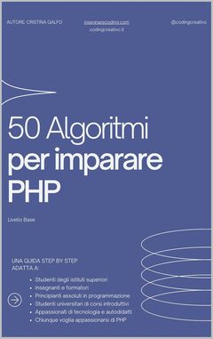Copertina di 50 Algoritmi per imparare PHP